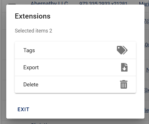 extensions ui