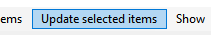 update selected items menu option